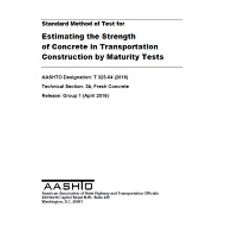 AASHTO T 325 PDF download