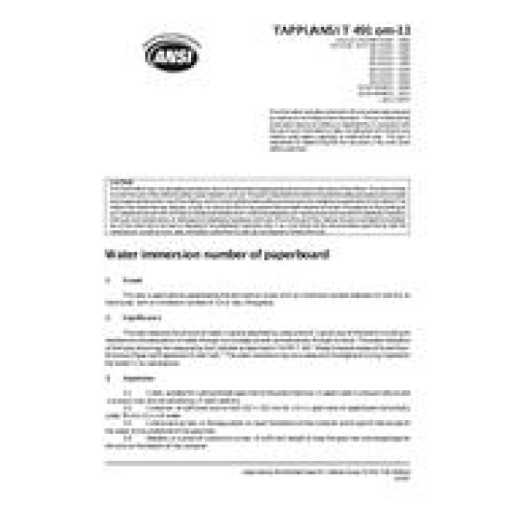 TAPPI T 491 PDF