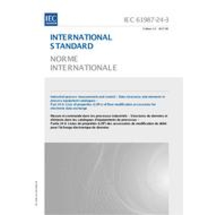 IEC 61987-24-3 Ed. 1.0 b PDF