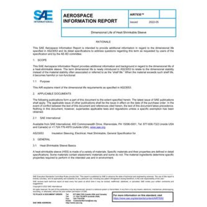 SAE AIR7930 PDF