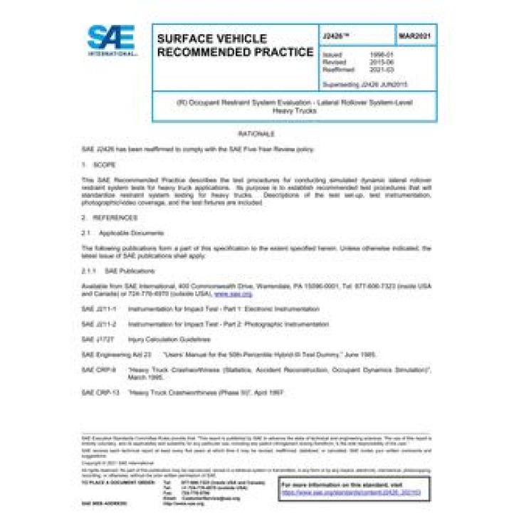 SAE J2426 PDF