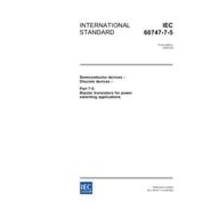 IEC 60747-7-5 Ed. 1.0 en PDF