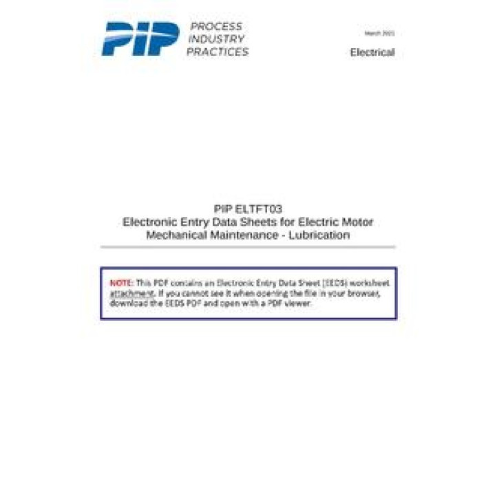 PIP ELTFT03 EEDS PDF