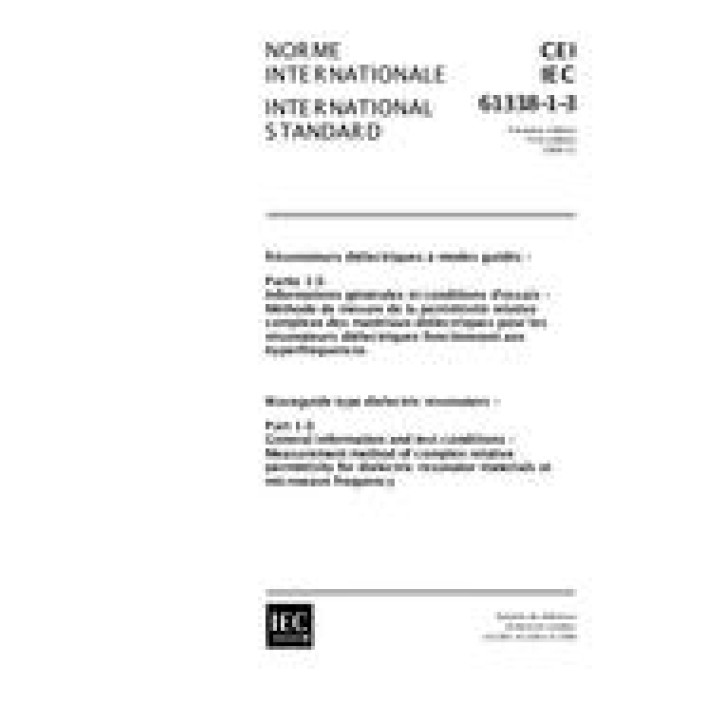 IEC 61338-1-3 Ed. 1.0 b PDF