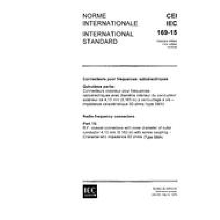 IEC 60169-15 Ed. 1.0 b PDF