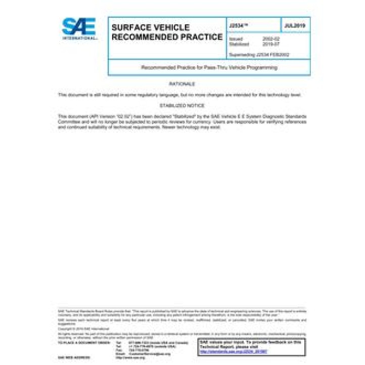 SAE J2534 PDF