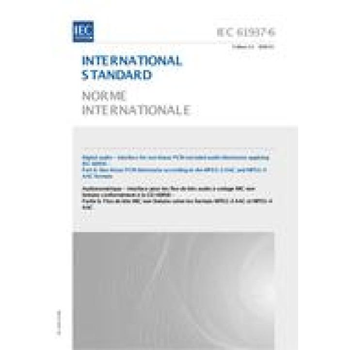 IEC 61937-6 Ed. 2.0 b PDF