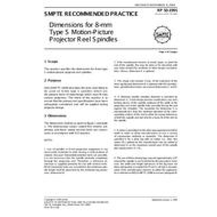 SMPTE RP 50 PDF