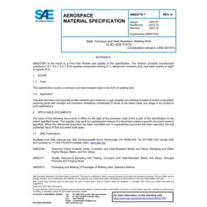 SAE AMS5776H PDF