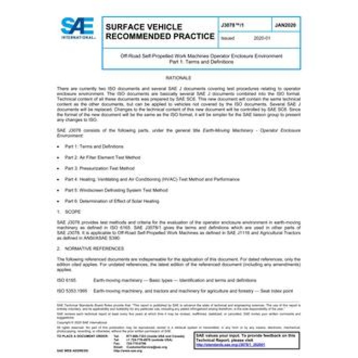 SAE J3078/1 PDF