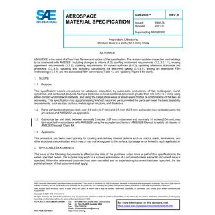 SAE AMS2630E PDF