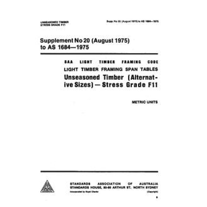 AS 1684 SUPP 20 PDF