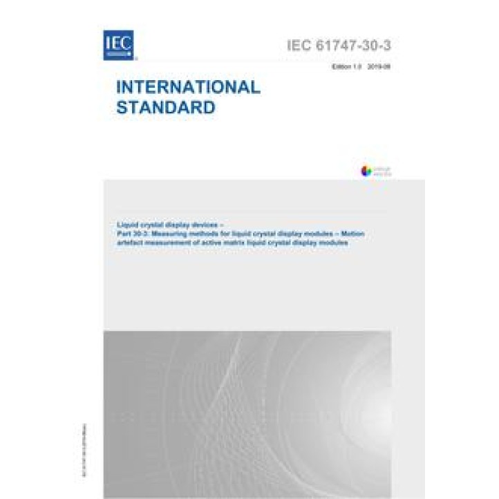 IEC 61747-30-3 Ed. 1.0 en PDF