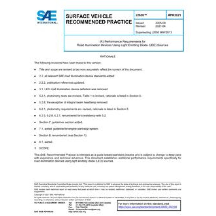 SAE J2650 PDF