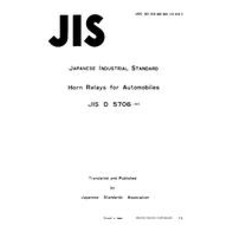 JIS D 5706 PDF