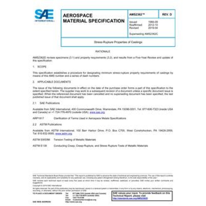 SAE AMS2362D PDF