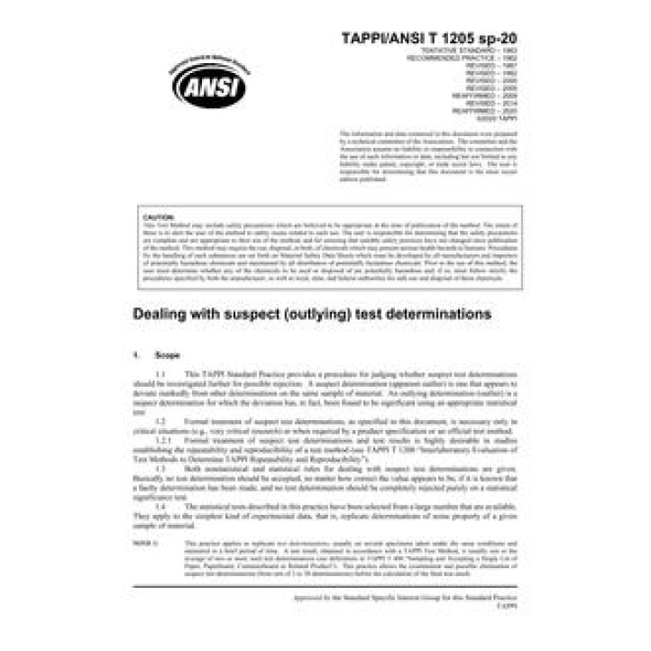 TAPPI T 1205 PDF