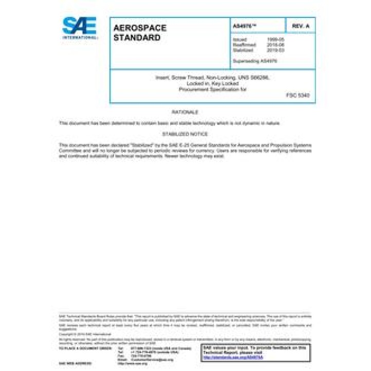 SAE AS4976A PDF