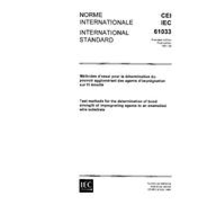 IEC 61033 Ed. 1.0 b PDF