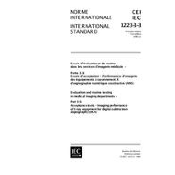 IEC 61223-3-3 Ed. 1.0 b PDF