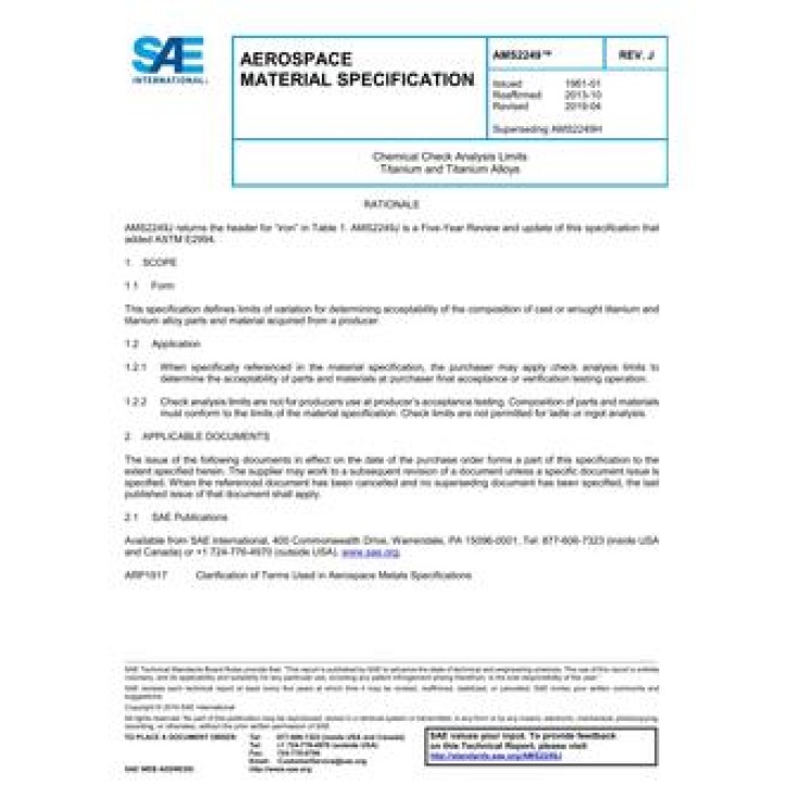 SAE AMS2249J PDF