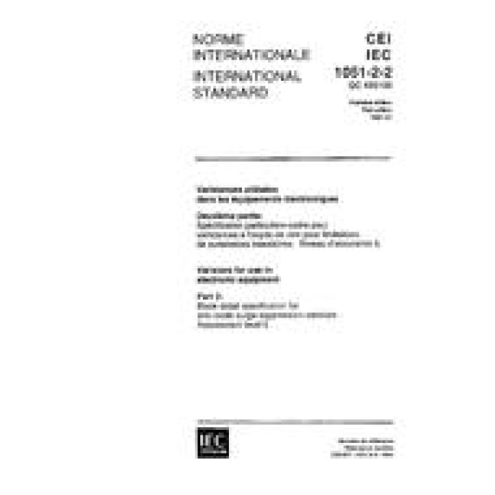 IEC 61051-2-2 Ed. 1.0 b PDF