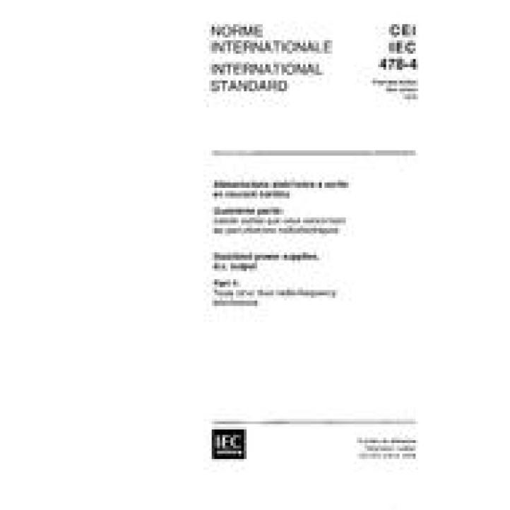 IEC 60478-4 Ed. 1.0 b PDF