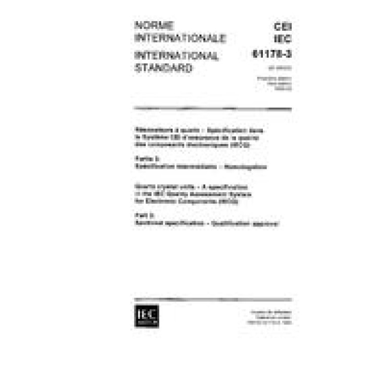 IEC 61178-3 Ed. 1.0 b PDF