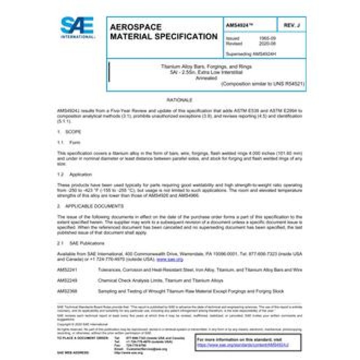 SAE AMS4924J PDF