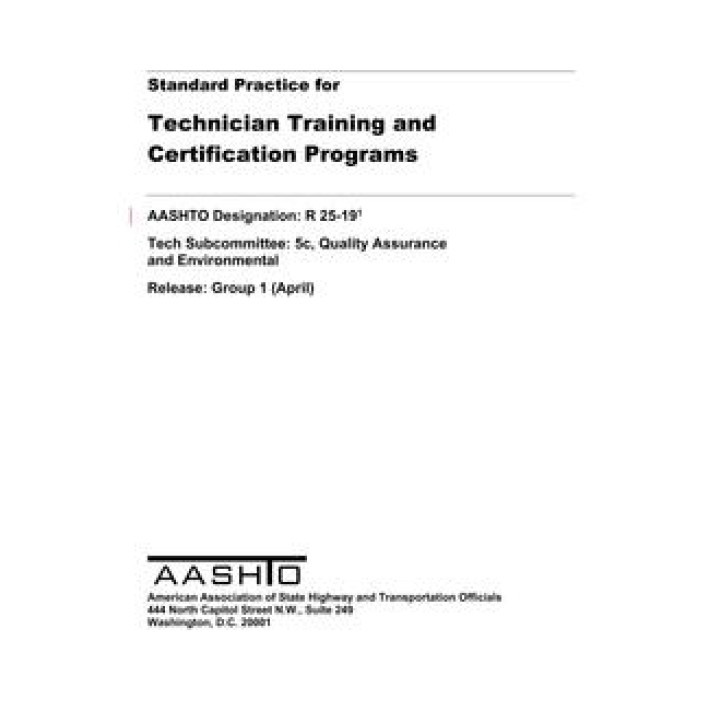 AASHTO R 25 PDF download