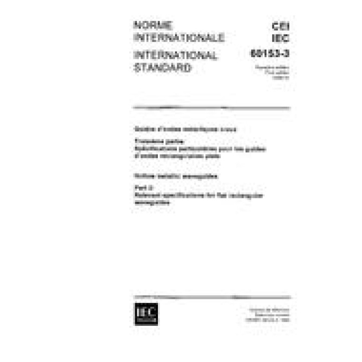 IEC 60153-3 Ed. 1.0 b PDF