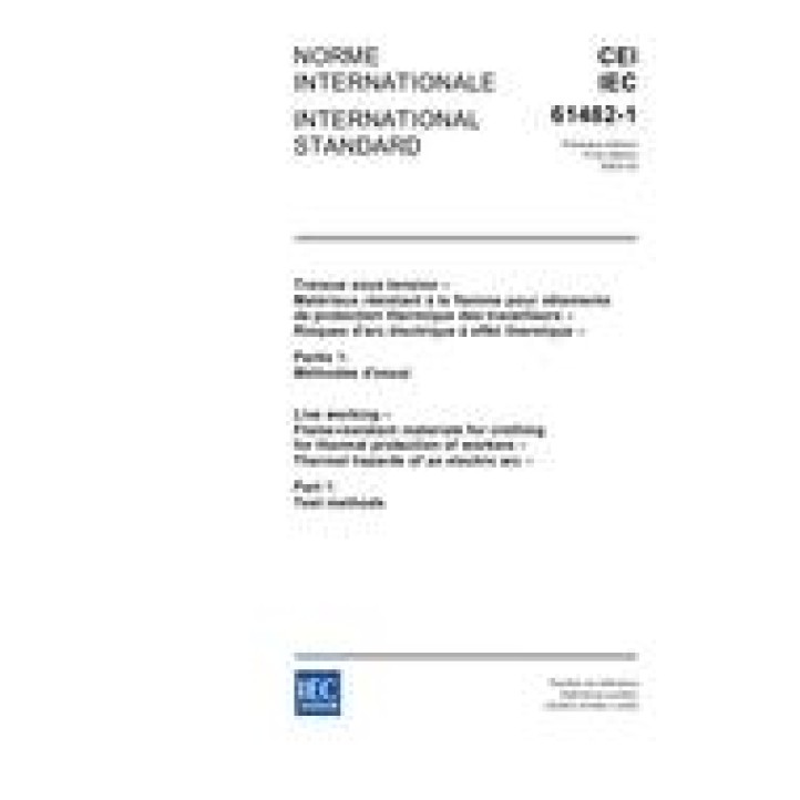 IEC 61482-1 Ed. 1.0 b PDF