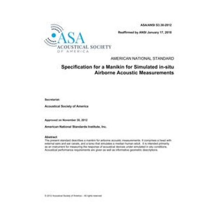 ASA S3.36 PDF