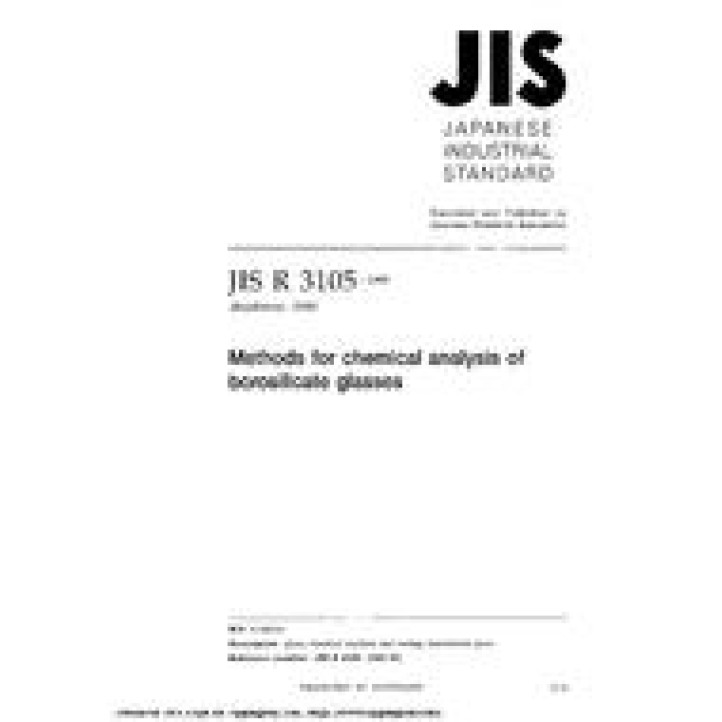 JIS R 3105 PDF