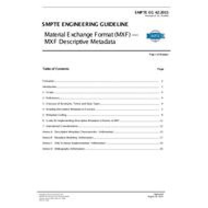 SMPTE EG 42 PDF