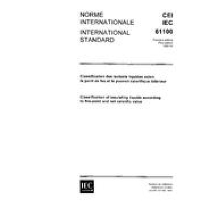 IEC 61100 Ed. 1.0 b PDF