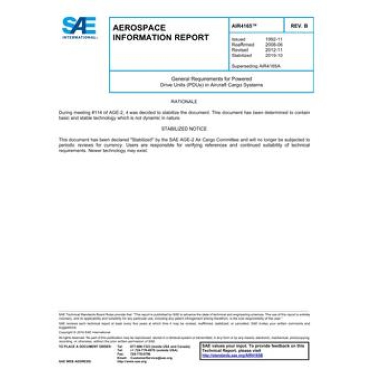 SAE AIR4165B PDF