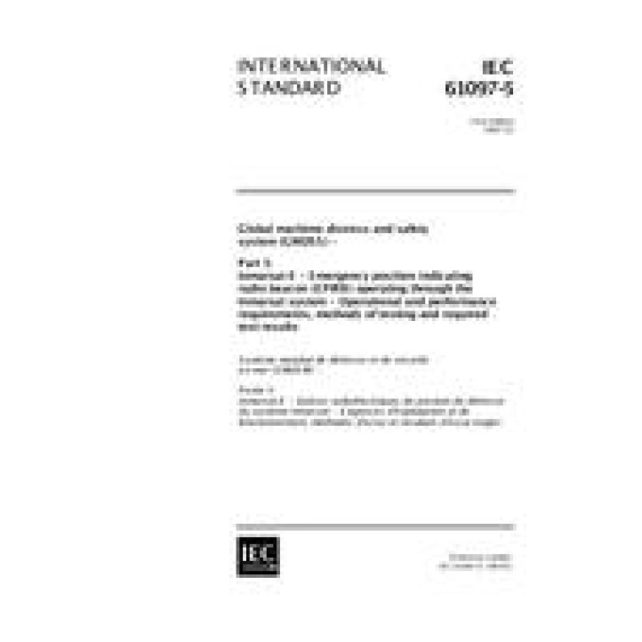 IEC 61097-5 Ed. 1.0 en PDF