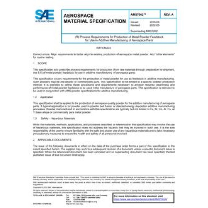 SAE AMS7002A PDF