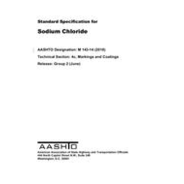 AASHTO M 143 PDF