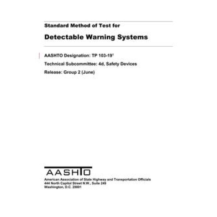 AASHTO TP 103 PDF