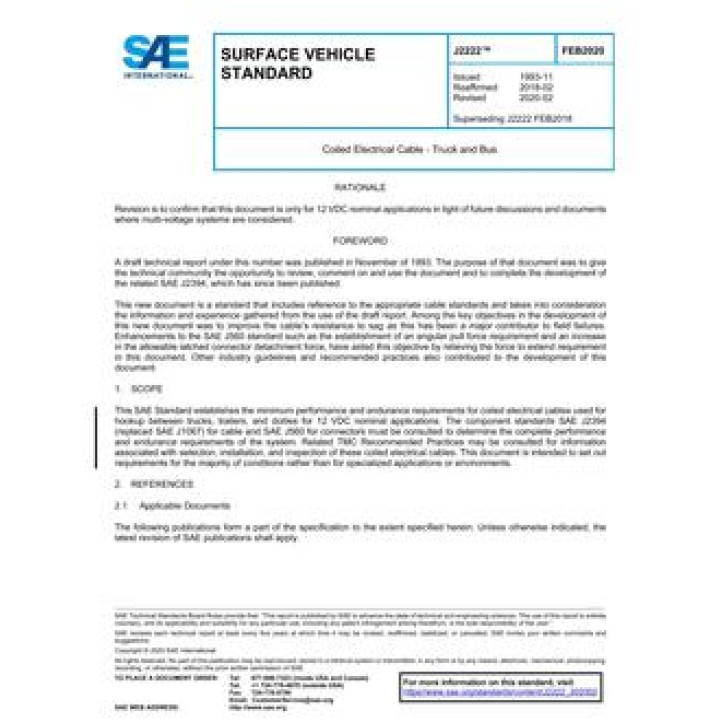 SAE J2222 PDF