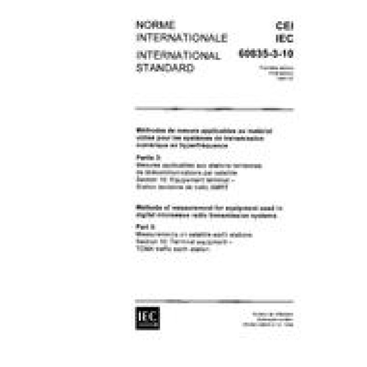 IEC 60835-3-10 Ed. 1.0 b PDF