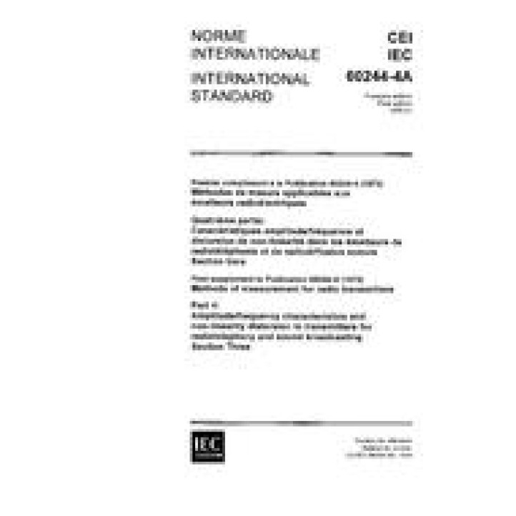 IEC 60244-4A Ed. 1.0 b PDF