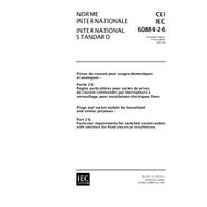 IEC 60884-2-6 Ed. 1.0 b PDF