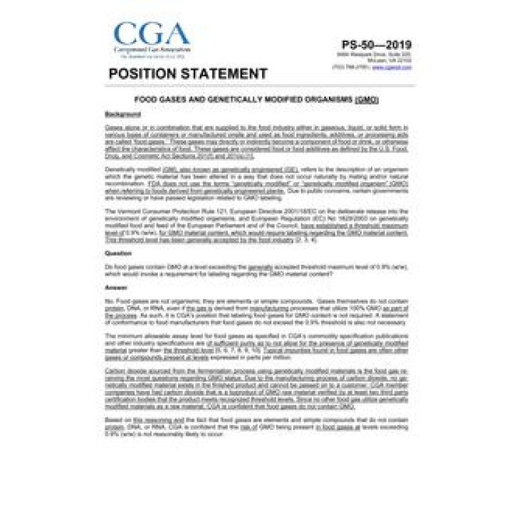 CGA PS-50 PDF