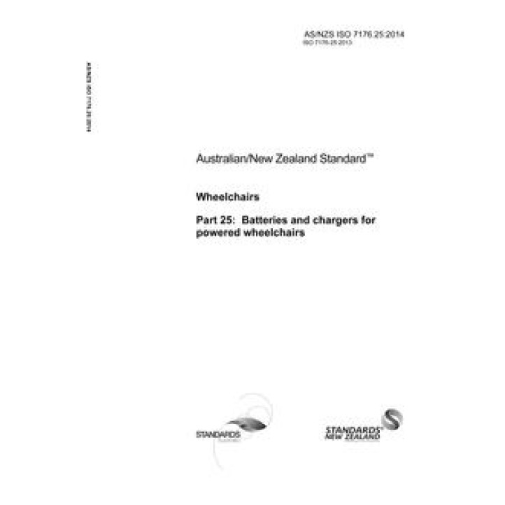 AS/NZS ISO 7176.25 PDF