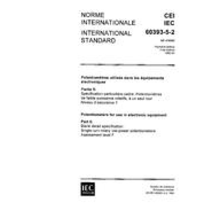 IEC 60393-5-2 Ed. 1.0 b PDF