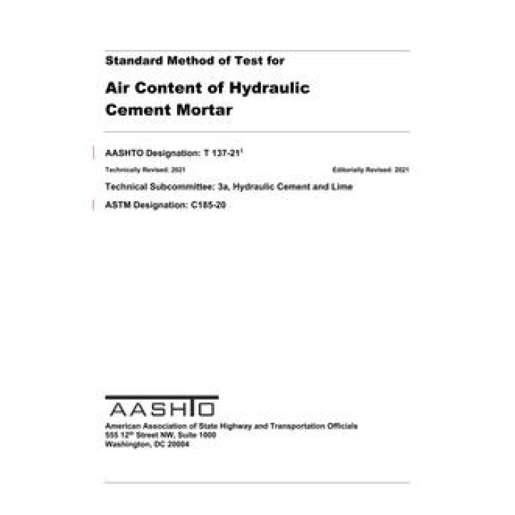 AASHTO T 137 PDF download