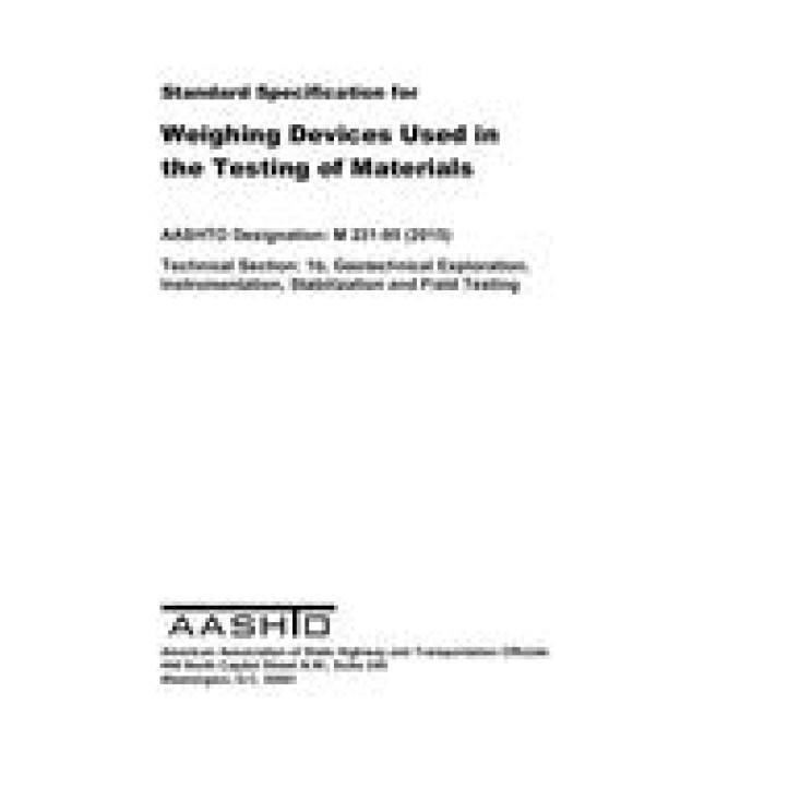 AASHTO M 231 PDF